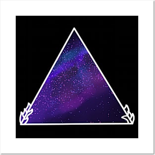Galaxy triangle Posters and Art